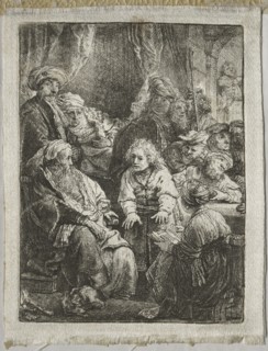 Joseph Telling his Dreams, 1638. Creator: Rembrandt van Rijn (Dutch, 1606-1669).