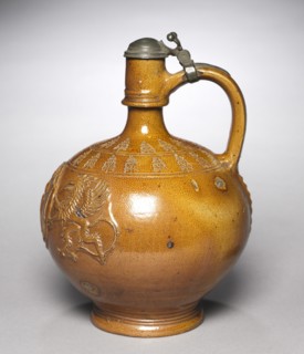 Jug with Pewter Lid, 1602. Creator: Unknown.
