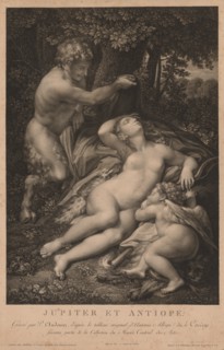 Jupiter and Antiope. Creator: Pierre Audouin (French, 1768-1822).