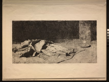 Kabyle mort. Creator: Mariano Fortuny y Carbó (Spanish, 1838-1874).
