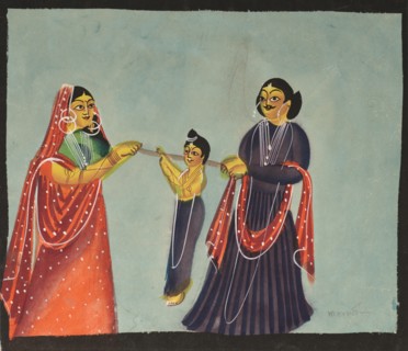 Kalighat Painting, 1800s. Creator: Unknown.