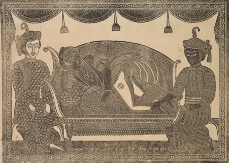 Kalighat Painting, 1800s. Creator: Shri Gobinda Chandra Roy.