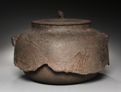 Kettle with Crane Design, 1392-1573. Creator: Unknown.
