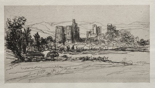 Kidwelly Castle. Creator: Francis Seymour Haden (British, 1818-1910).