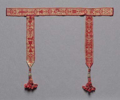 Knitted Bible Mark (Two of Four), 18th-19th century. Creator: Unknown.