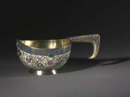 Kovsh (Cup), 1896-1906. Creator: House of Fabergé (Russian, 1842-1918); Fedor I. Rückert (Russian, 1840-1917).