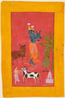 Krishna Fluting, c. 1675-1700. Creator: Unknown.