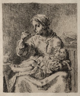 La Bouillée. Creator: Jean-François Millet (French, 1814-1875).