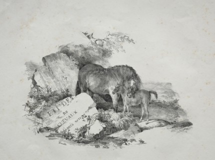La Jument et son poulain. Creator: Théodore Géricault (French, 1791-1824).