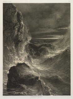 La Mer, 1851. Creator: Alexandre Calame (Swiss, 1810-1864).