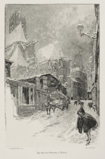 La Rue des Barres, Paris. Creator: Auguste Louis Lepère (French, 1849-1918).