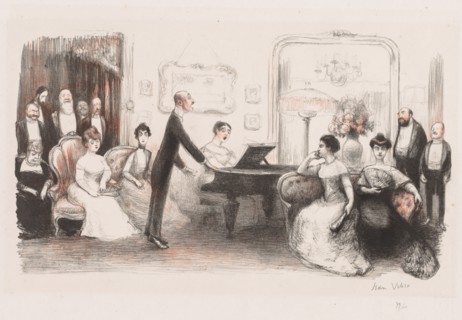 La Soirée Bourgeoise, 1907. Creator: Jean Veber (French, 1868-aft 1907).