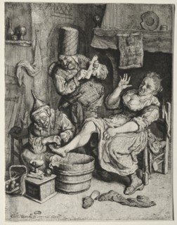 La Ventouse, 1695. Creator: Cornelis Dusart (Dutch, 1660-1704).