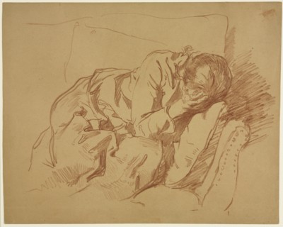 Lamenting Woman (Sarah H. Crone), 1880s or 1890s. Creator: Samuel H. Crone (American, 1858-1913).