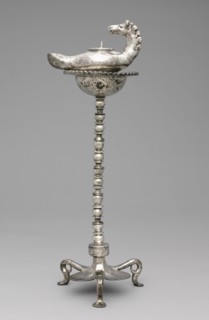 Lamp and Stand, late 300s. Creator: Unknown.
