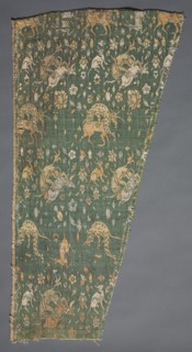 Lampas with scenes of wild animals, late 1500s to early 1600s. Creator: Unknown.