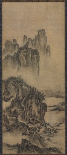 Landscape with a Distant Temple, early 1500s. Creator: Unknown.