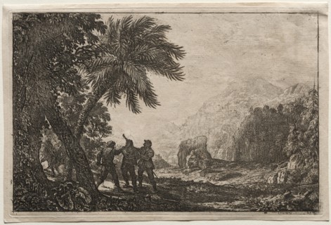 Landscape with Brigands, 1633. Creator: Claude Lorrain (French, 1604-1682).