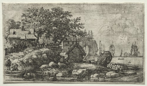 Landscape with Two Empty Boats. Creator: Allart van Everdingen (Dutch, 1621-1675).