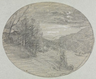 Landscape, 1800s. Creator: François-Auguste Ravier (French, 1814-1895).