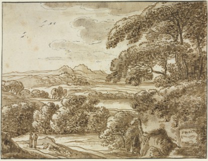 Landscape, c 1780. Creator: Franz Kobell (German, 1749-1822).