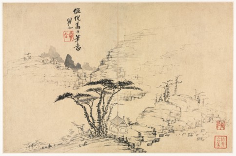 Landscapes in Various Styles after Old Masters, 1690. Creator: Mei Qing (Chinese, 1623-1697).
