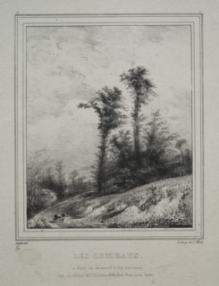 Landscapes: Young Elm Trees, 1829. Creator: Paul Hüet (French, 1803-1869).