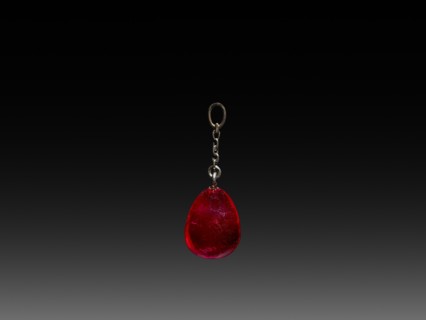 Lapis Lazuli Easter Egg (ruby egg surprise), late 1800s - early 1900s. Creator: Peter Carl Fabergé (Russian, 1846-1920), firm of.