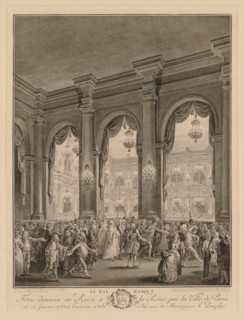 Le bal masqué donné à lHôtel de Ville, le 23 janvier 1782. Creator: Jean-Michel the Younger Moreau (French, 1741-1814).