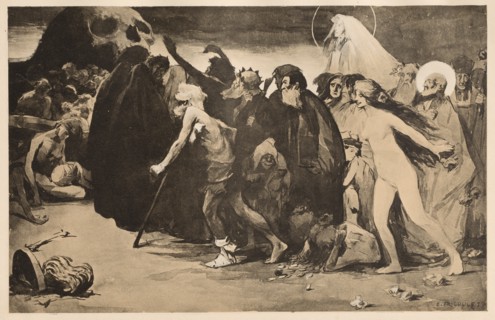 Le Chemin de la Mort, 1899. Creator: Eugène Trigoulet (French, 1867-1910); Imprimerie Champenois.