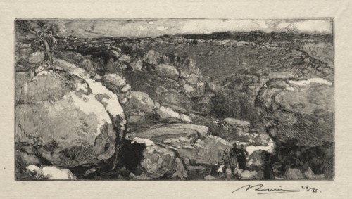 Le cirque du Long- Rocher. Creator: Auguste Louis Lepère (French, 1849-1918).