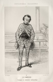 Le Comédien. Creator: Paul Gavarni (French, 1804-1866).
