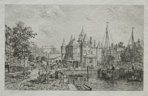 Le Haag à Amsterdam. Creator: Maxime Lalanne (French, 1827-1886).