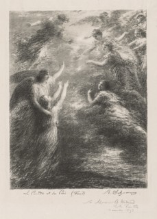 Le Paradis et la Peri, 1893. Creator: Henri Fantin-Latour (French, 1836-1904).