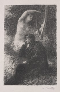 Lélio, la harpe Éolienne. Creator: Henri Fantin-Latour (French, 1836-1904).