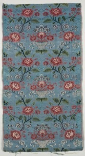 Length of Brocaded Silk, 1700s. Creator: Unknown.