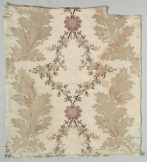 Length of Brocaded Textile, c. 1775. Creator: Unknown.