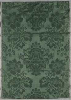 Length of Silk Damask Textile, 1700s. Creator: Unknown.