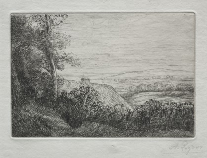 Les dernière Rayons de Soleil. Creator: Alphonse Legros (French, 1837-1911).