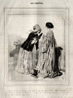 Les Lorettes, 1842. Creator: Paul Gavarni (French, 1804-1866).