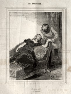 Les Lorettes, 1842. Creator: Paul Gavarni (French, 1804-1866).
