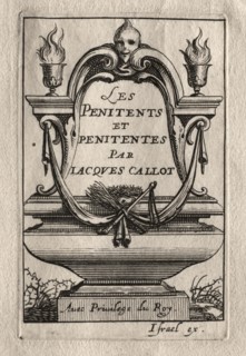 Les Penitents: Frontispiece. Creator: Abraham Bosse (French, 1602-1676); Jacques Callot (French, 1592-1635).