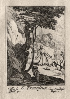 Les Penitents: St. François. Creator: Jacques Callot (French, 1592-1635).