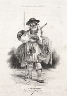 Les Plaisirs de la chasse: Le Chasseur prévoyant, 1842. Creator: Alade Joseph Lorentz (French, 1813-after 1858).