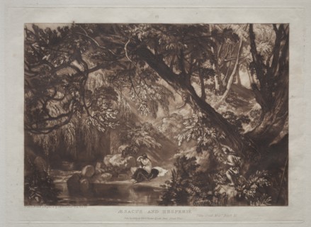 Liber Studiorum: Aesacus and Hesperie. Creator: Joseph Mallord William Turner (British, 1775-1851).