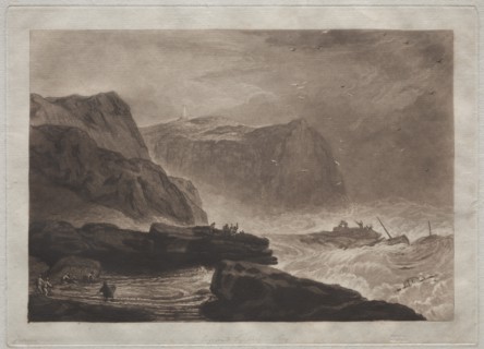 Liber Studiorum: Coast of Yorkshire, near Whitby. Creator: Joseph Mallord William Turner (British, 1775-1851).