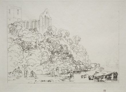 Liber Studiorum: Dumblain Abbey, Scotland. Creator: Joseph Mallord William Turner (British, 1775-1851).