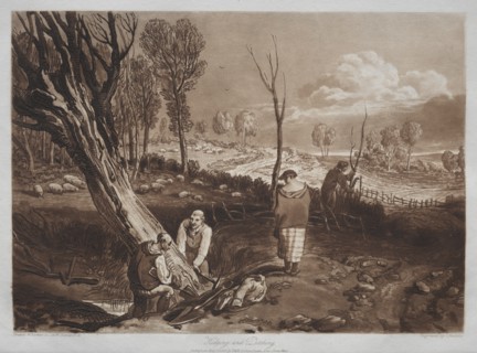 Liber Studiorum: Hedging and Ditching. Creator: Joseph Mallord William Turner (British, 1775-1851).