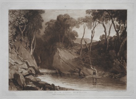 Liber Studiorum: Near Blain Athol, Scotland. Creator: Joseph Mallord William Turner (British, 1775-1851).