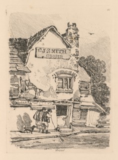 Liber Studiorum: Plate 41, House at Bristol, 1838. Creator: John Sell Cotman (British, 1782-1842).